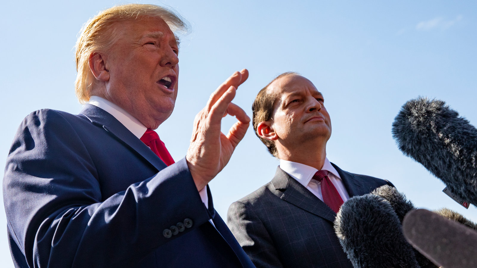 For 30 Minutes on a Hot Friday Morning, Trump Lashes Out at a Range of ...